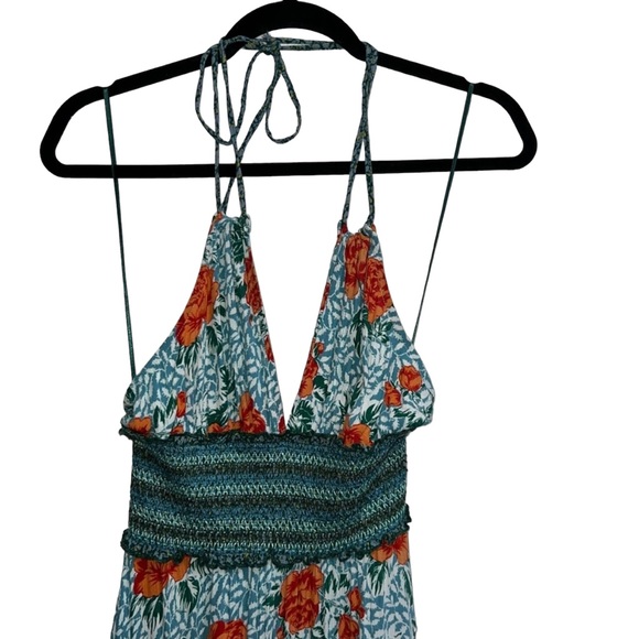 Free People Gabriela Multi Print Halter Maxi Dress - Picture 3 of 8